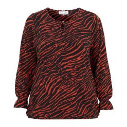 Zhenzi Bluzka Dida czarny we wzory female czarny/ze wzorem 58/60 (XXL). Czarne bluzki damskie Zhenzi, s, bez wzorów, z dżerseju, bez kołnierzyka, bez rękawów. W wyprzedaży za 94,00 zł.