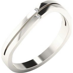 Złoty pierścionek z diamentami. Szare pierścionki damskie Art of Diamond & Co., z diamentem, złote. W wyprzedaży za 439,95 zł.