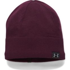 Czapki męskie: Under Armour Czapka męska Men's Reactor Knit Beanie bordowa (1298452-916)