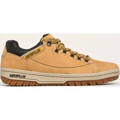 Caterpillar - Buty Apa Oxford. Żółte sneakersy męskie Caterpillar, ze skóry, na sznurówki. W wyprzedaży za 349,90 zł.