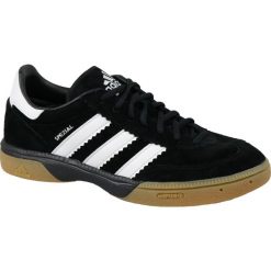 Adidas Handball Spezial M18209 buty do piłki ręcznej męskie czarne 46. Czarne buty sportowe męskie Adidas, ze skóry, bez zapięcia, do piłki ręcznej. W wyprzedaży za 289,99 zł.