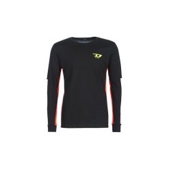 T-shirty z długim rękawem Diesel T HARUS. Czarne t-shirty męskie Diesel, s, bez wzorów, bez kołnierzyka, długie. Za 244,30 zł.