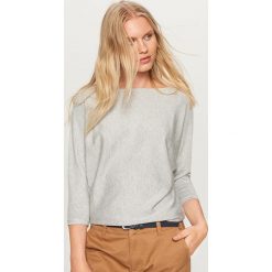 Sweter - Szary. Szare swetry damskie marki Reserved, s, bez wzorów, bez rękawów, bez kaptura. Za 49,99 zł.