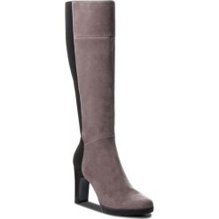 Kozaki GEOX - D Annya H. G D84AEG 00021 C6004 Chestnut. Szare buty zimowe damskie Geox, z materiału, na obcasie. W wyprzedaży za 559,00 zł.