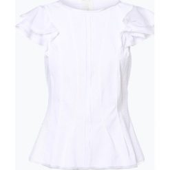 Marc Cain Collections - Bluzka damska z dodatkiem lnu, czarny. Czarne bluzki damskie marki Marc Cain Collections, bez wzorów, bez kołnierzyka, bez rękawów. Za 899,95 zł.