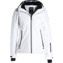 CMP WOMAN ZIP HOOD Kurtka narciarska bianco. Białe kurtki damskie marki CMP, z elastanu, narciarskie. W wyprzedaży za 639,20 zł.