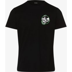 Diesel - T-shirt męski, czarny. Czarne t-shirty męskie Diesel, m, z nadrukiem, z jeansu. Za 199,95 zł.