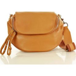 Lili torebka crossbody sport marco mazzini- camel. Brązowe torebki damskie sportowe MAZZINI, w paski, ze skóry, sportowe, bez dodatków. W wyprzedaży za 239,00 zł.