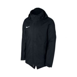 Nike M NK ACDMY18 RN JKT, 10 | PIŁKA NOŻNA / PIŁKA NOŻNA | MĘŻCZYZNA | KURTKA | CZARNY / CZARNY / BIAŁY | L. Czarne kurtki sportowe męskie Nike, m, bez wzorów, z tkaniny, bez kaptura, outdoorowe. W wyprzedaży za 200,15 zł.