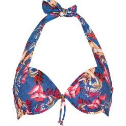 Biustonosze bardotka: Biustonosz bikini w kolorze niebieskim