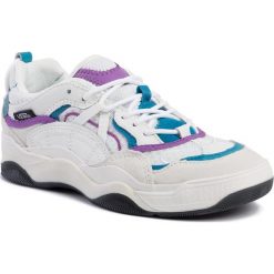 Sneakersy VANS - Varix Wc VN0A3WLNTYV1 (Windbreakr) Blcdblctkshtl. Białe sneakersy damskie Vans, ze skóry. W wyprzedaży za 319,00 zł.