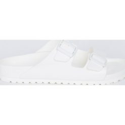Birkenstock - Klapki Arizona Eva. Białe kapcie męskie Birkenstock, bez wzorów, z materiału. Za 139,90 zł.