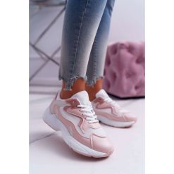 Sportowe Damskie Buty Różowo Białe Szantal. Różowe buty sportowe damskie Tagless, bez wzorów, klasyczne. Za 89,00 zł.