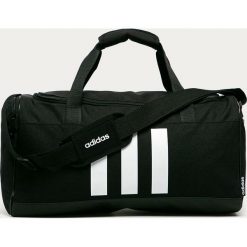 Adidas - Torba. Czarne torby męskie sportowe Adidas, w paski, z poliesteru, sportowe. Za 99,90 zł.