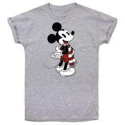 Christmas T-Shirt T-Shirt Damski Mickey Scarf L Szary. Szare t-shirty damskie Christmas T-Shirt, l. Za 65,00 zł.