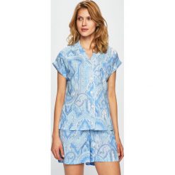 Lauren Ralph Lauren - Piżama. Niebieskie piżamy damskie Lauren Ralph Lauren, s, bez wzorów, z bawełny, bez rękawów. W wyprzedaży za 199,90 zł.