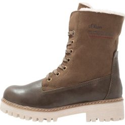 Botki damskie lity: s.Oliver RED LABEL Botki na platformie khaki