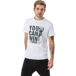 4f Koszulka męska H4L18-TSM017 biała r. XL. Białe koszulki sportowe męskie marki 4f, l. Za 38,90 zł.