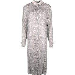 Pinko Sukienka "Bistecca". Sukienki damskie Pinko, bez wzorów, z tkaniny, bez kołnierzyka, z długim rękawem, długie, midi. Za 549,00 zł.