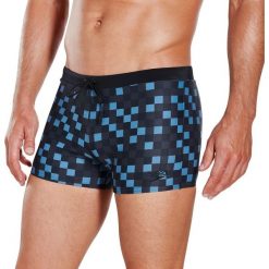 Kąpielówki męskie: Speedo Kąpielówki męskie Valmilton ASHT AM czarno-niebieskie r. 85 (805658C171)