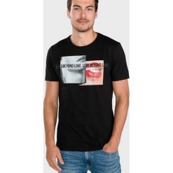 Antony Morato Koszulka Czarny. Czarne podkoszulki męskie Antony Morato, xxl, z nadrukiem, z bawełny, z krótkim rękawem. Za 154,95 zł.
