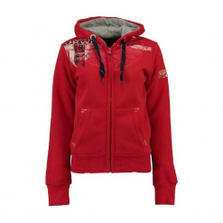 Geographical Norway Bluza Damska Gasmine M Czerwona. Czerwone bluzy rozpinane damskie Geographical Norway, m, z nadrukiem. W wyprzedaży za 189,00 zł.