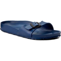 Klapki BIRKENSTOCK - Madrid 0128173 Navy. Niebieskie klapki damskie Birkenstock, bez wzorów, z tworzywa sztucznego, bez obcasa. Za 109,00 zł.