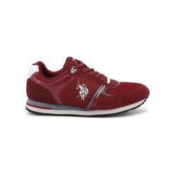 U.S. POLO ASSN. tenisówki męskie Verter 41 burgundowe. Czerwone trampki męskie U.S. Polo Assn., bez wzorów, bez zapięcia. W wyprzedaży za 149,00 zł.