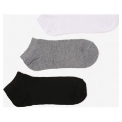 3-pack Mix Kolorów Skarpetki Bonnyrigg. Czarne skarpetki damskie Born2be, bez wzorów. Za 29,99 zł.