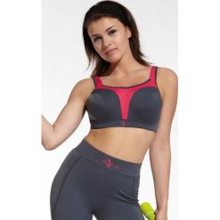 Biustonosze sportowe: Kris line Biustonosz claudia sport grafitowy r. 65GG