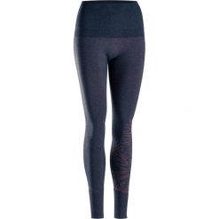 Legginsy do jogi YOGA damskie. Szare legginsy damskie DOMYOS, xl, bez wzorów, z elastanu. Za 89,99 zł.