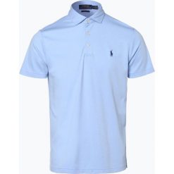 Polo Ralph Lauren - Męska koszulka polo, niebieski. Niebieskie koszulki męskie Polo Ralph Lauren, xxl, bez wzorów, z bawełny, sportowe, polo, bez rękawów. Za 349,95 zł.