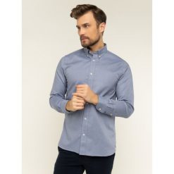Koszula TOMMY HILFIGER Flex Jewel Houndstooth MW0MW12171. Niebieskie koszule męskie TOMMY HILFIGER, s, bez wzorów, z elastanu, casualowe, bez kołnierzyka, bez rękawów. W wyprzedaży za 339,00 zł.