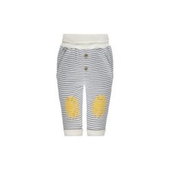 Steiff Boys Spodnie Paski blue. Niebieskie spodnie niemowlęce Steiff, w paski, z elastanu. Za 75,00 zł.