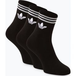Adidas Originals - Skarpety męskie pakowane po 3 szt., czarny. Czarne skarpetki męskie marki adidas Originals, w paski. Za 59,95 zł.