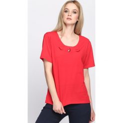Bluzki damskie: Czerwony T-shirt Subtype