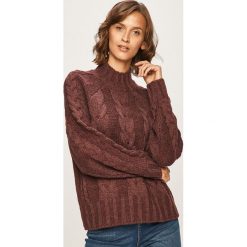 Vero Moda - Sweter. Fioletowe swetry damskie Vero Moda, s, bez wzorów, z poliesteru, bez rękawów, bez kaptura. W wyprzedaży za 89,90 zł.