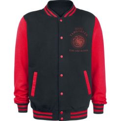 Gra o Tron House Targaryen College Jacket czarny/czerwony. Czerwone kurtki męskie marki Gra o Tron, l, bez wzorów, bez kaptura. Za 199,90 zł.