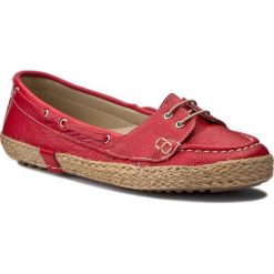 Espadryle LANQIER - 40C1891 Czerwony. Czerwone espadryle damskie marki Lanqier, z materiału, na płaskiej podeszwie. W wyprzedaży za 129,00 zł.