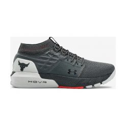 Under Armour Project Rock 2 Tenisówki Szary. Szare trampki męskie Under Armour, bez wzorów, z materiału, rockowe, bez zapięcia. Za 654,95 zł.