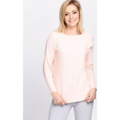 Jasnoróżowy Sweter Pretty Cool. Szare bez kategorii Born2be, xl, z okrągłym kołnierzem. Za 74,99 zł.