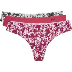 Under Armour 3-pack Spodenki Czarny Różowy. Różowe figi damskie Under Armour, xs, bez wzorów, z elastanu. Za 119,95 zł.