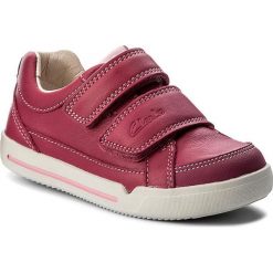 Półbuty damskie: Półbuty CLARKS – Lilfolkhug Inf 261275146 Pink Leather