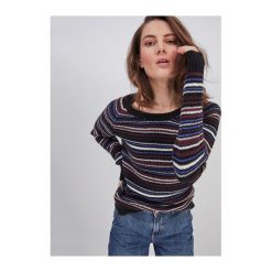Sweter damski. Szare swetry damskie marki Promod, uniwersalny, bez wzorów, z dzianiny, z długim rękawem, długie, bez kaptura. Za 189,90 zł.