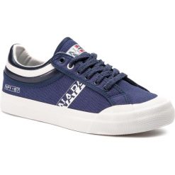 Tenisówki NAPAPIJRI - Tracy N0YJT7 Blu Marine 176. Niebieskie półbuty damskie Napapijri, na co dzień, bez wzorów, z gumy, marine, bez obcasa, na płaskiej podeszwie, bez zapięcia. W wyprzedaży za 219,00 zł.