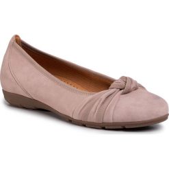 Baleriny GABOR - 44.162.14 Antikrosa. Brązowe baleriny damskie Gabor, bez wzorów, ze skóry, bez obcasa, bez zapięcia. Za 399,00 zł.
