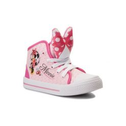 MICKEY&FRIENDS CP40-6586DSTC. Różowe trampki dziewczęce z materiału. Za 59,99 zł.