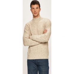 Only & Sons - Sweter. Białe swetry męskie Only & Sons, xl, bez wzorów, z elastanu, z golfem, bez kaptura. W wyprzedaży za 139,90 zł.