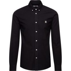 Koszula TOMMY HILFIGER LEWIS HAMILTON Organic Cotton Oxford MW0MW11422. Czarne koszule męskie TOMMY HILFIGER, xl, bez wzorów, z bawełny, casualowe, bez kołnierzyka, bez rękawów. W wyprzedaży za 299,00 zł.