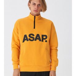 Bluza z nadrukiem - Żółty. Żółte bluzy męskie House, xl, z nadrukiem. W wyprzedaży za 49,99 zł.